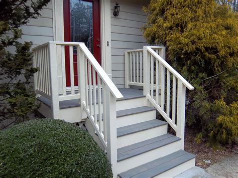 replacing concrete front porch steps